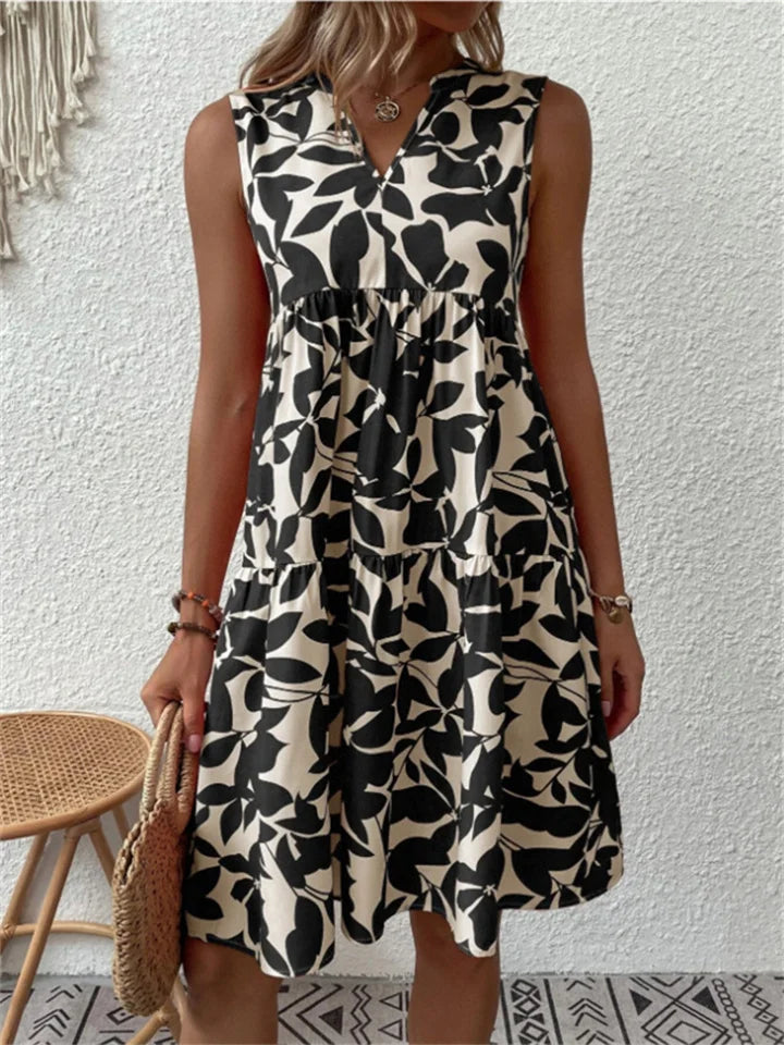 Tasha | Vestido midi fluido y lleno de sabores
