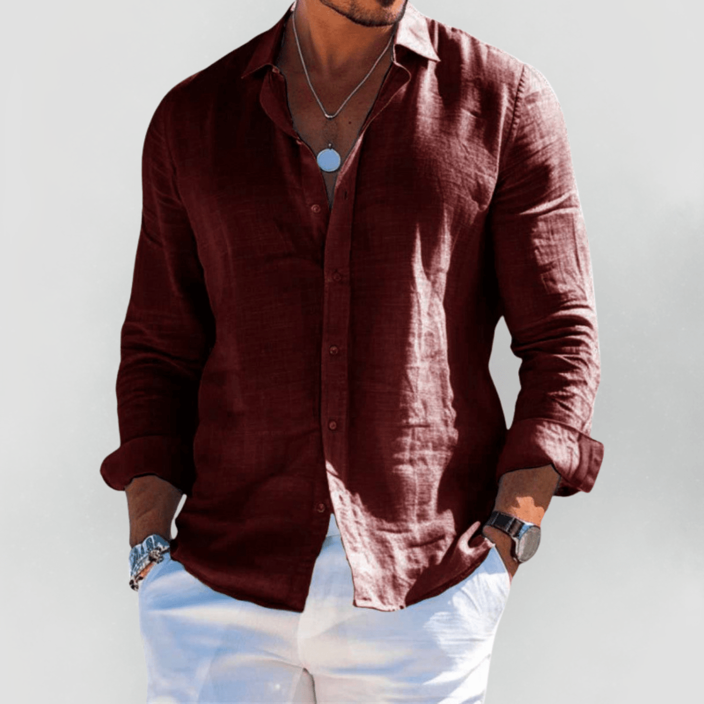 Lucas – Camisa ligera de lino