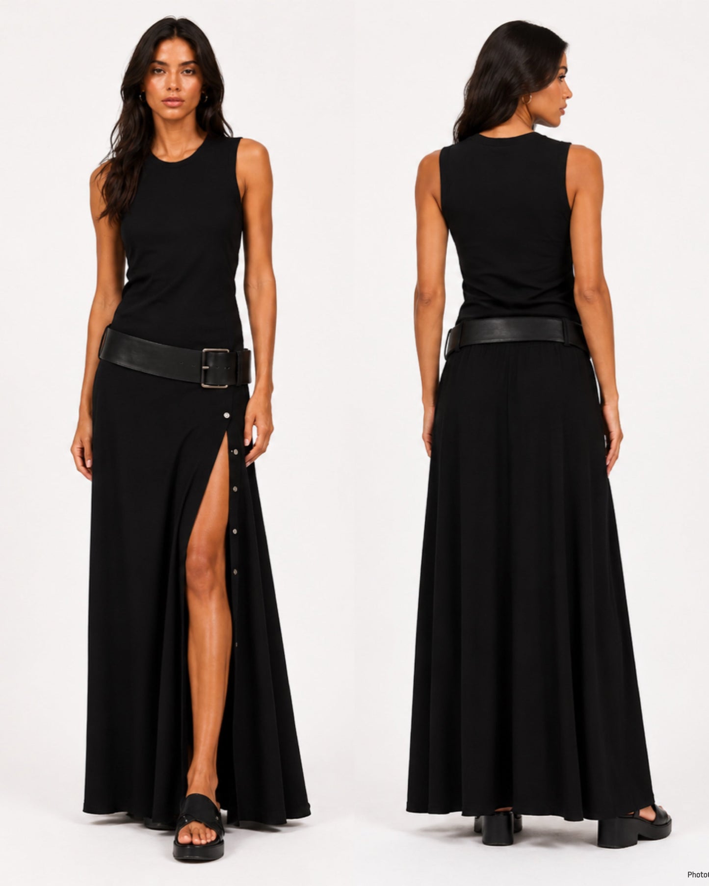 Noa | Vestido Maxi con Cinturón