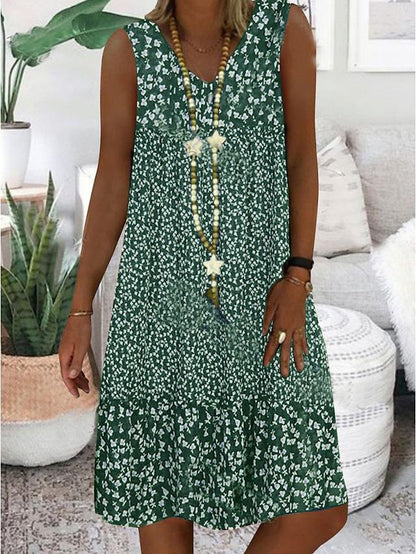 Ayla | Vestido sin mangas con escote en V