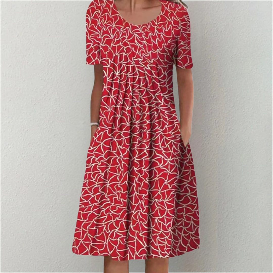 Hailey | Elegante y casual vestido floral con bolsillos