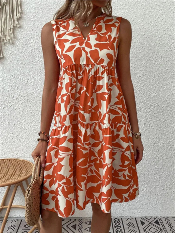 Tasha | Vestido midi fluido y lleno de sabores