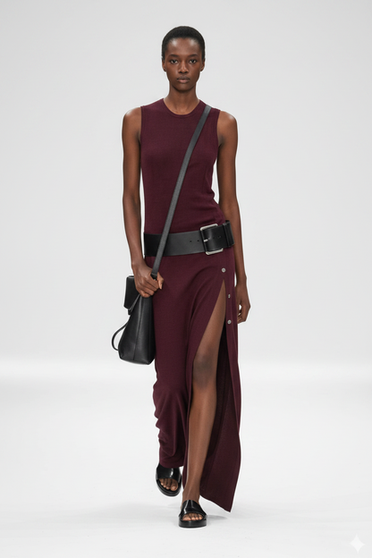 Noa | Vestido Maxi con Cinturón