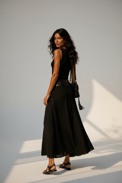 Noa | Vestido Maxi con Cinturón