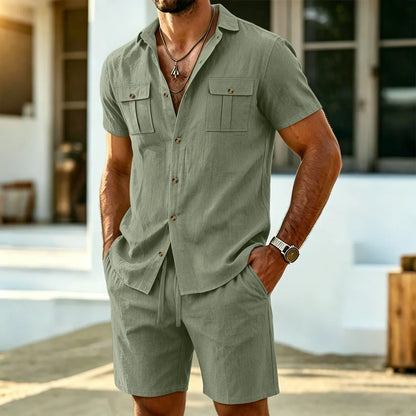 Maël | Conjunto de lino para hombre