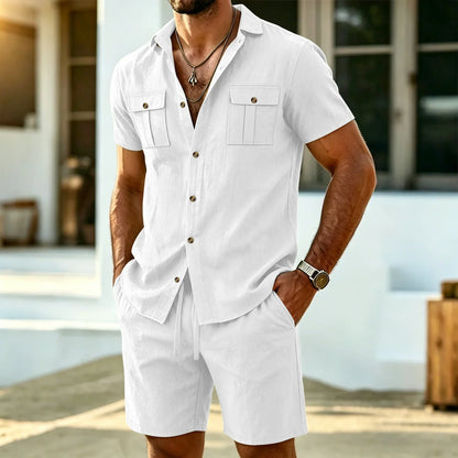 Maël | Conjunto de lino para hombre