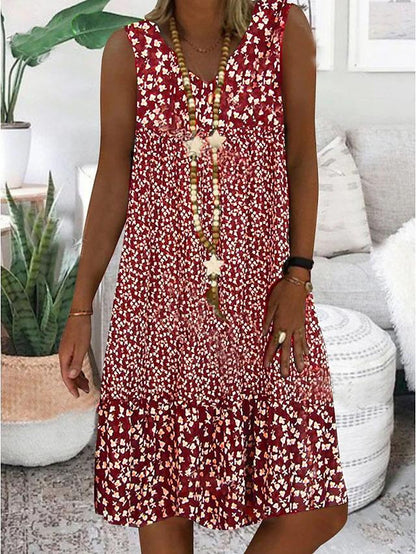 Ayla | Vestido sin mangas con escote en V