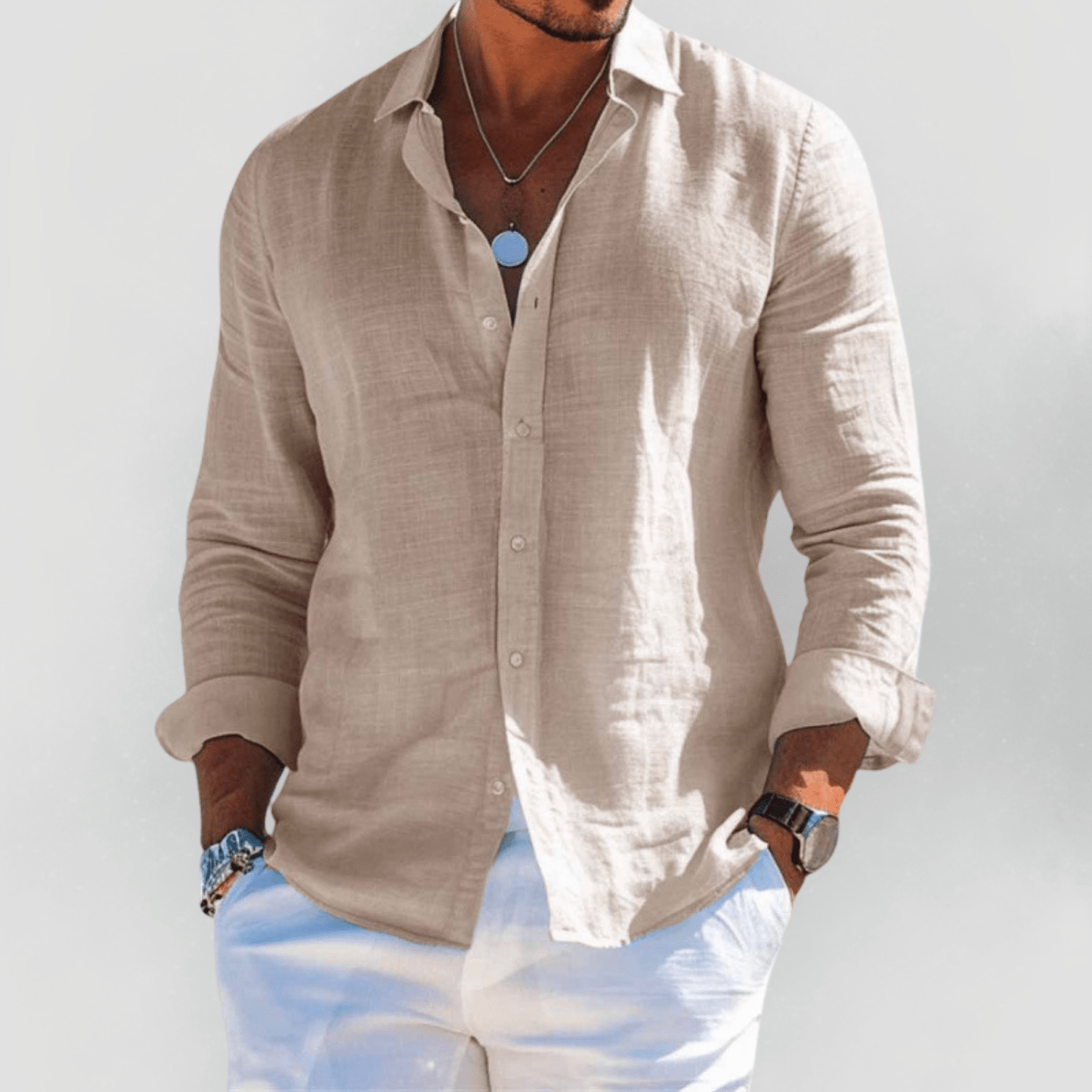 Lucas – Camisa ligera de lino