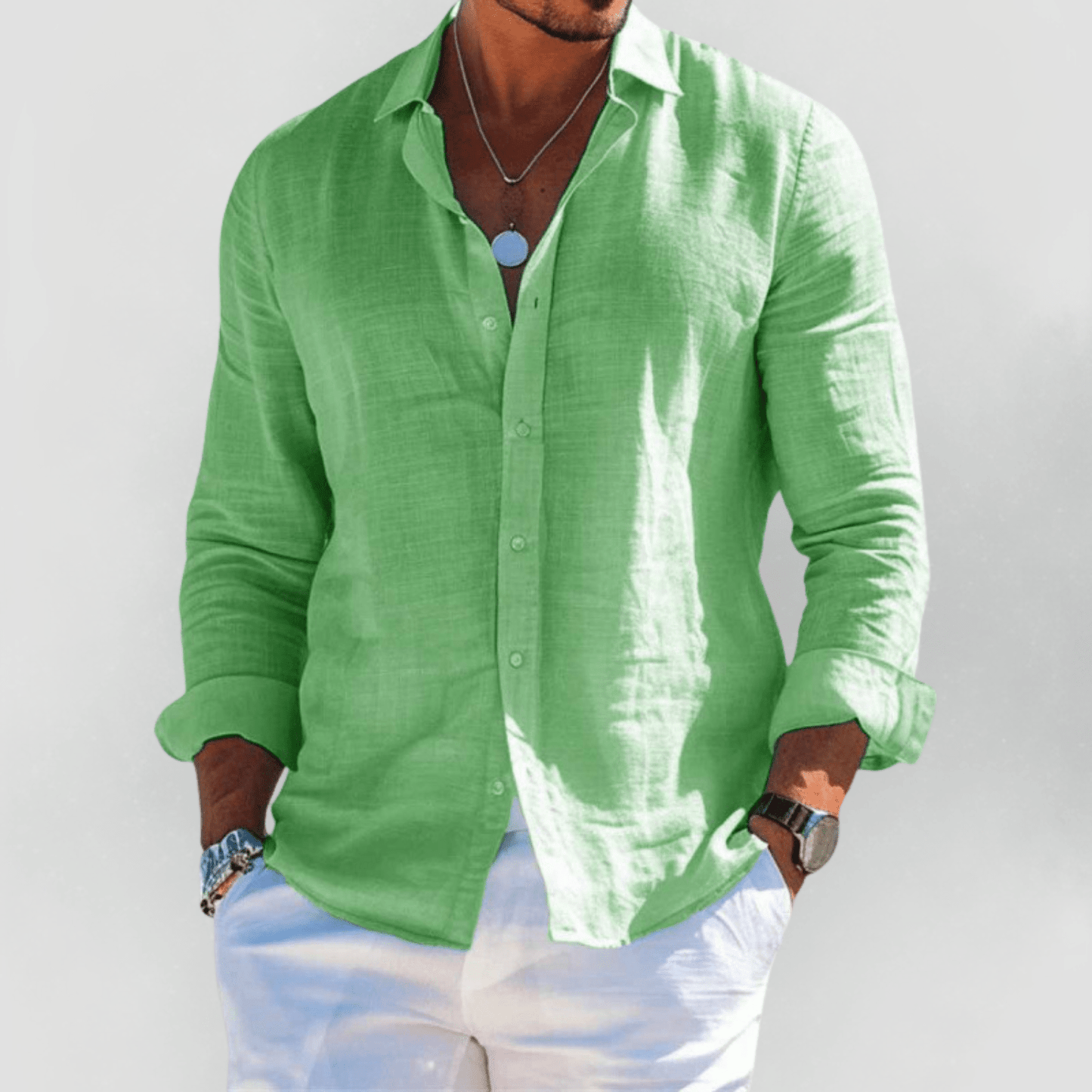 Lucas – Camisa ligera de lino