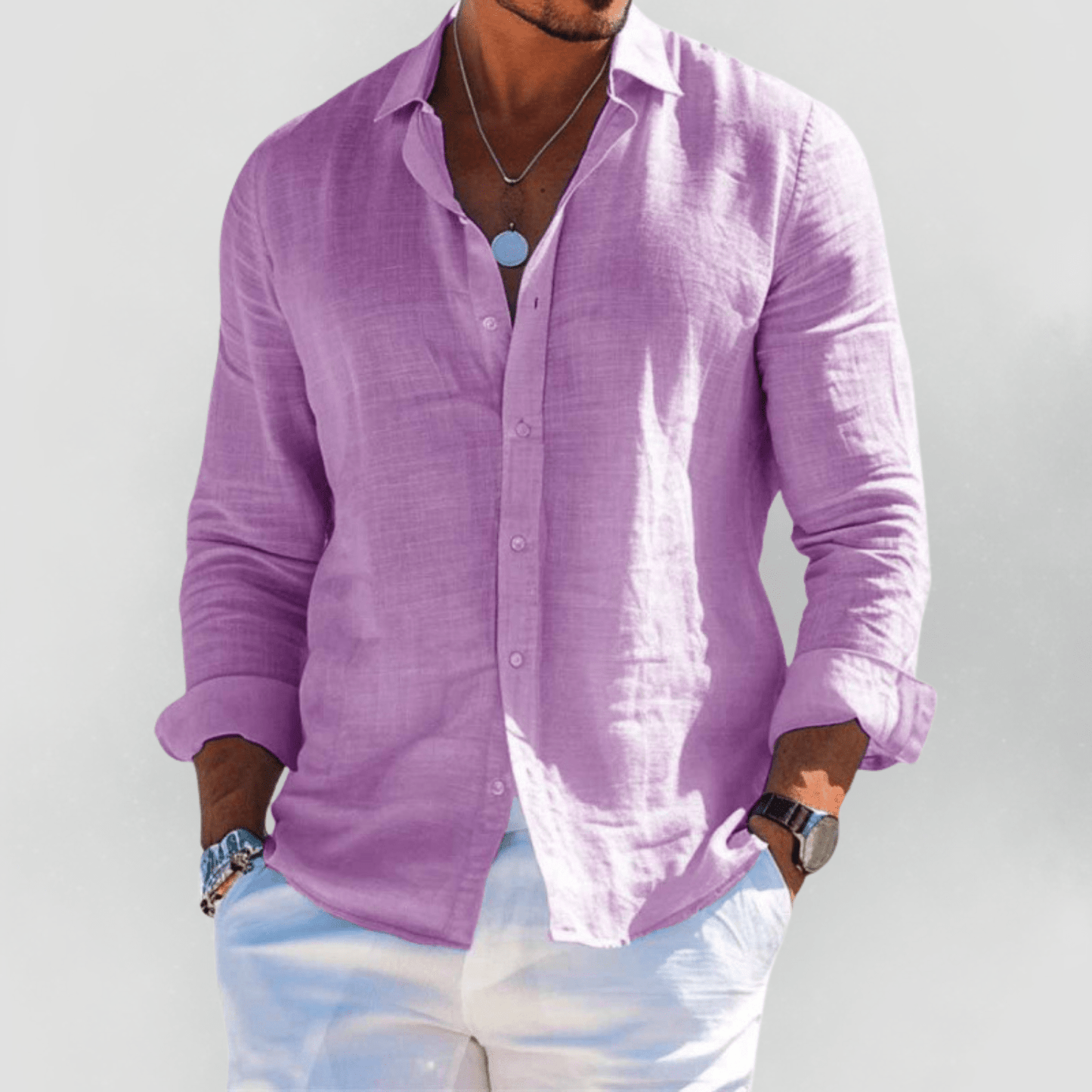 Lucas – Camisa ligera de lino