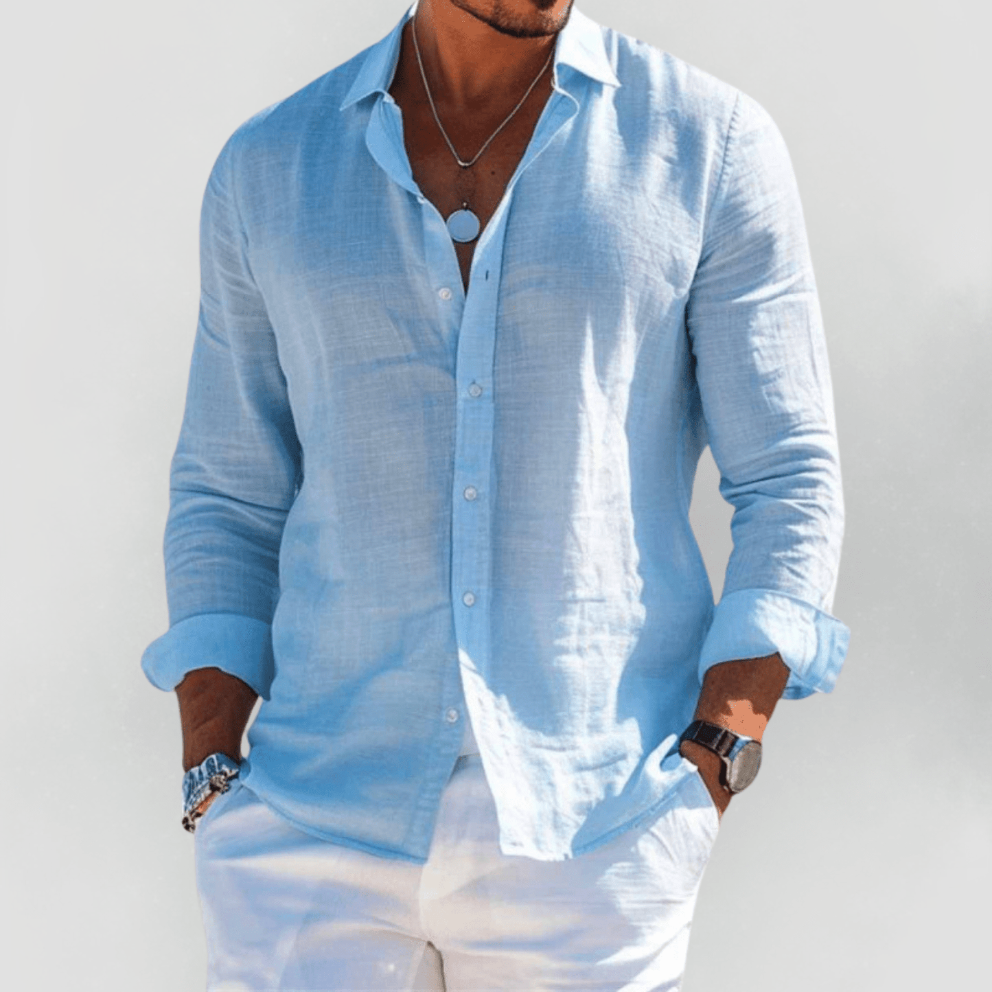 Lucas – Camisa ligera de lino