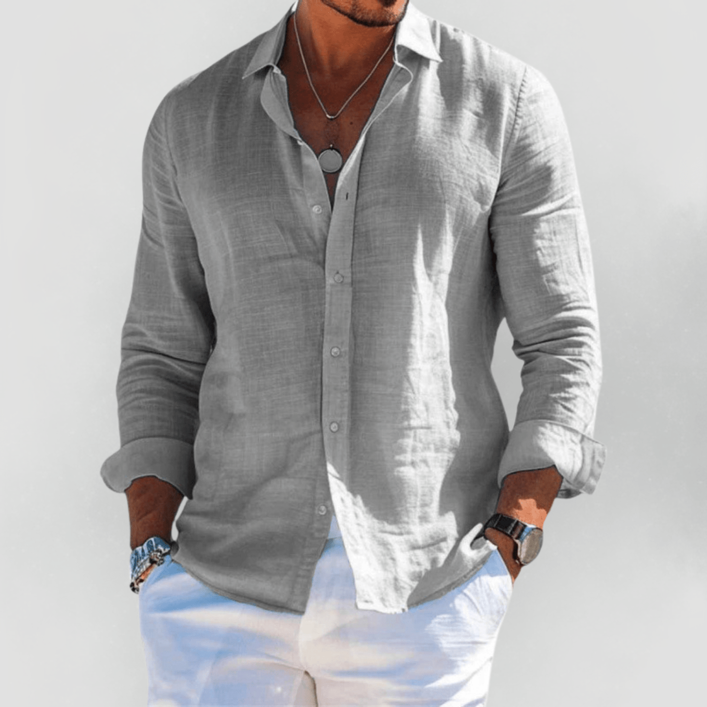Lucas – Camisa ligera de lino