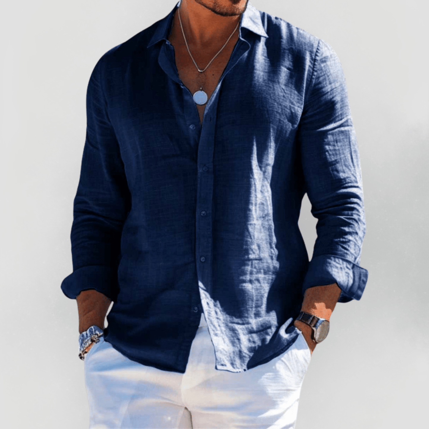 Lucas – Camisa ligera de lino