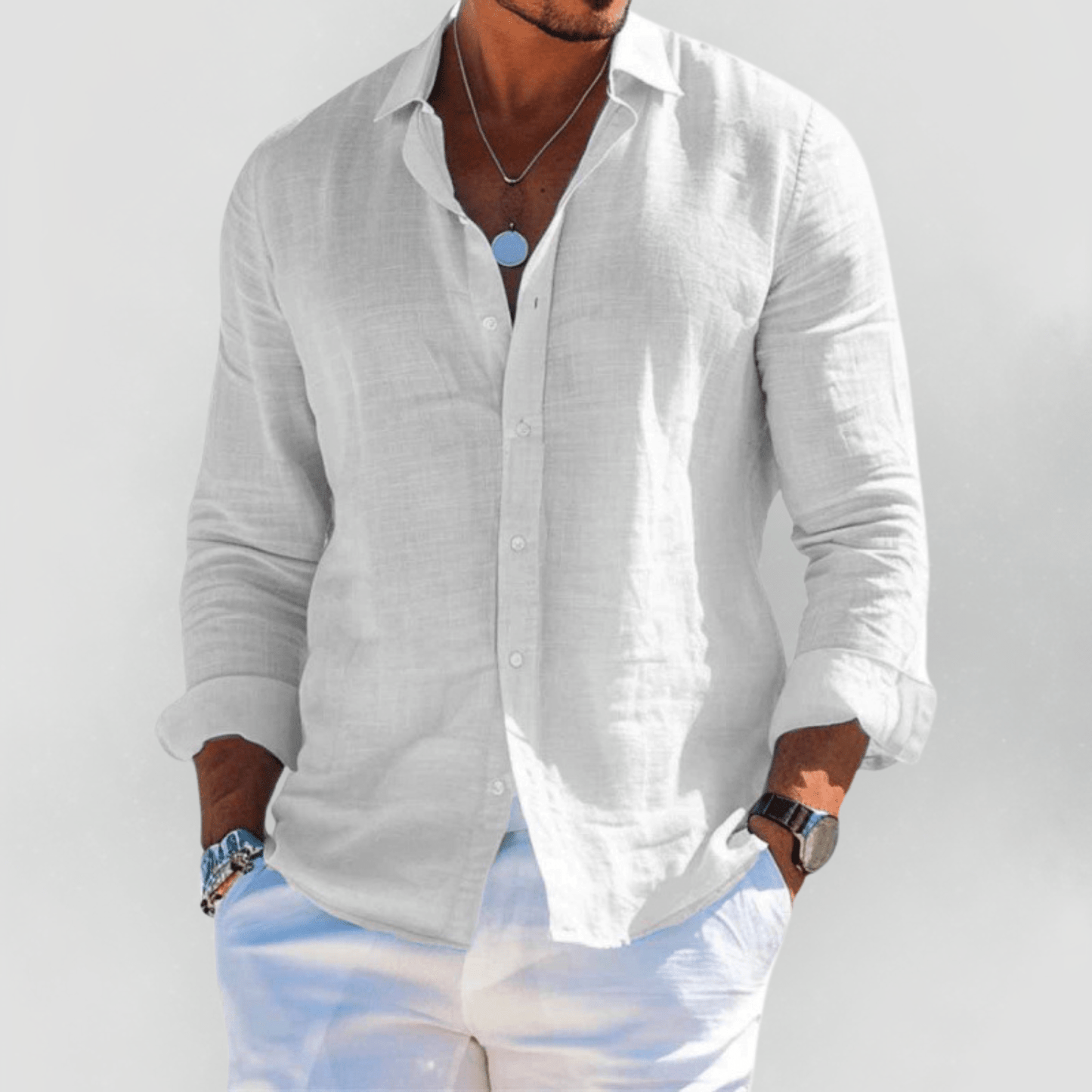 Lucas – Camisa ligera de lino