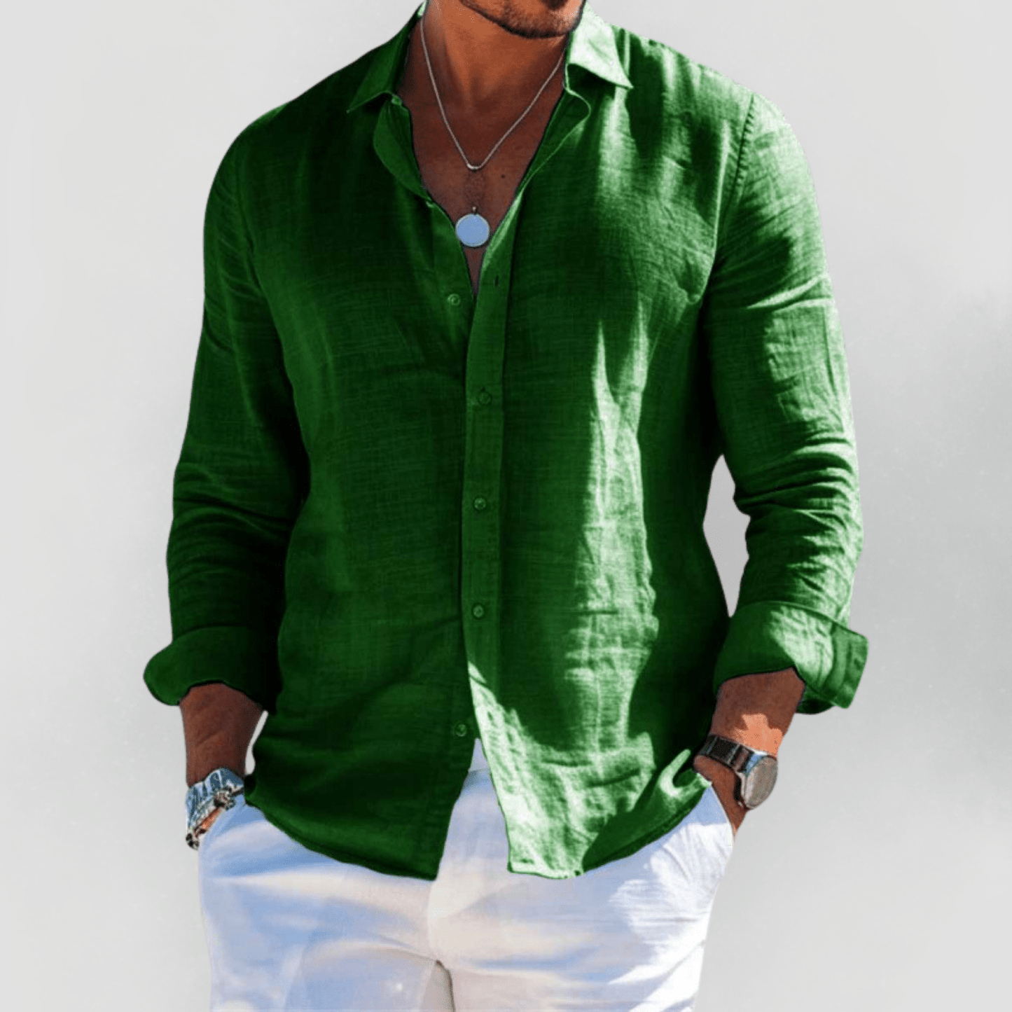Lucas – Camisa ligera de lino