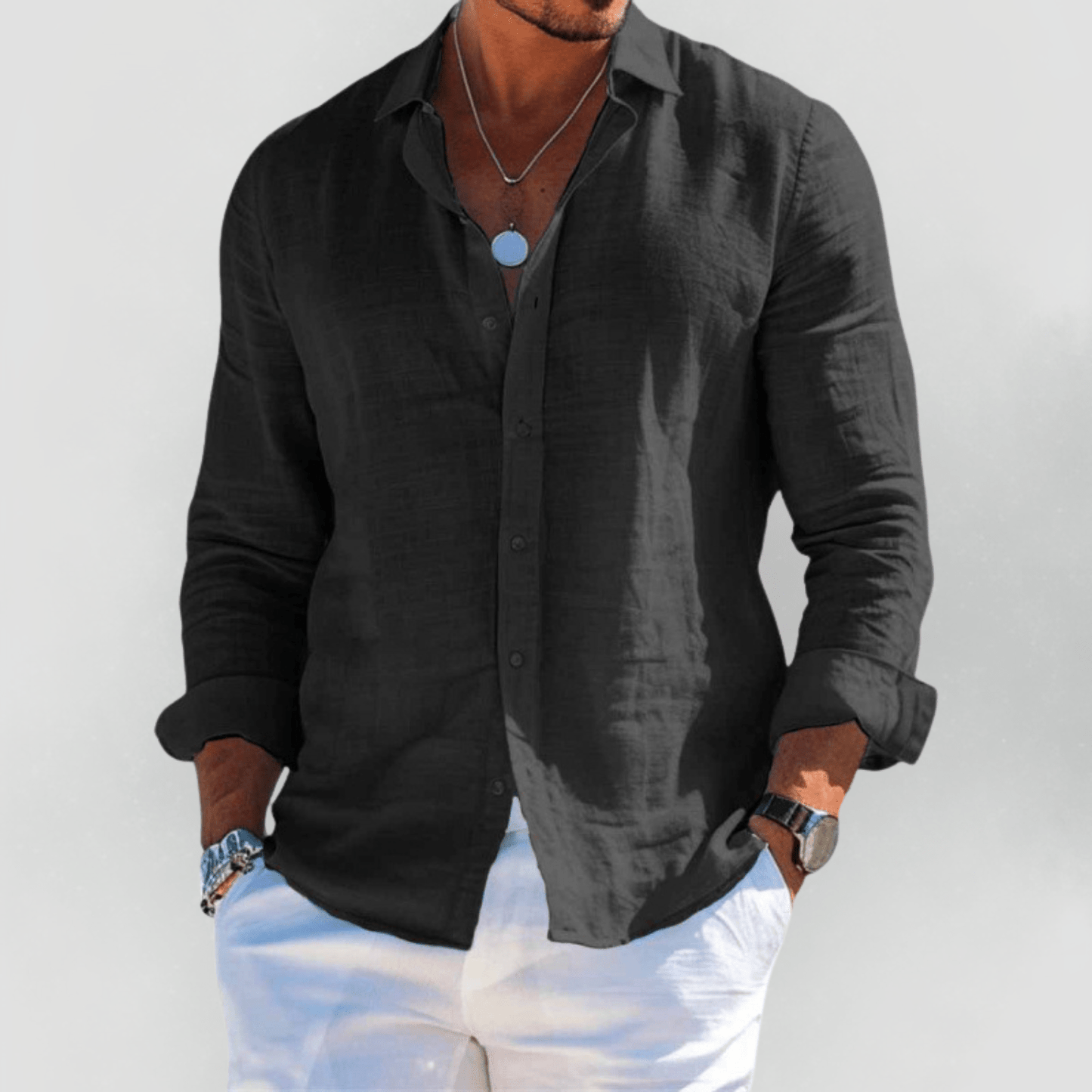 Lucas – Camisa ligera de lino
